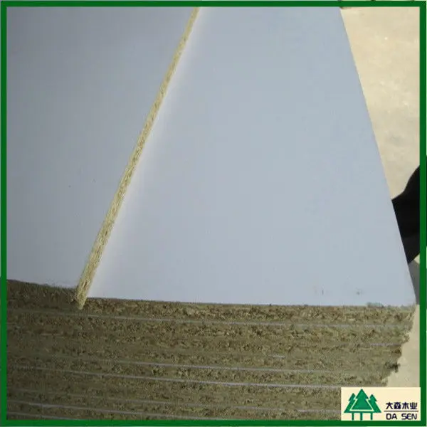 6*8 size White melamine faced laminated chipboard 2mm 6mm 11mm particle board