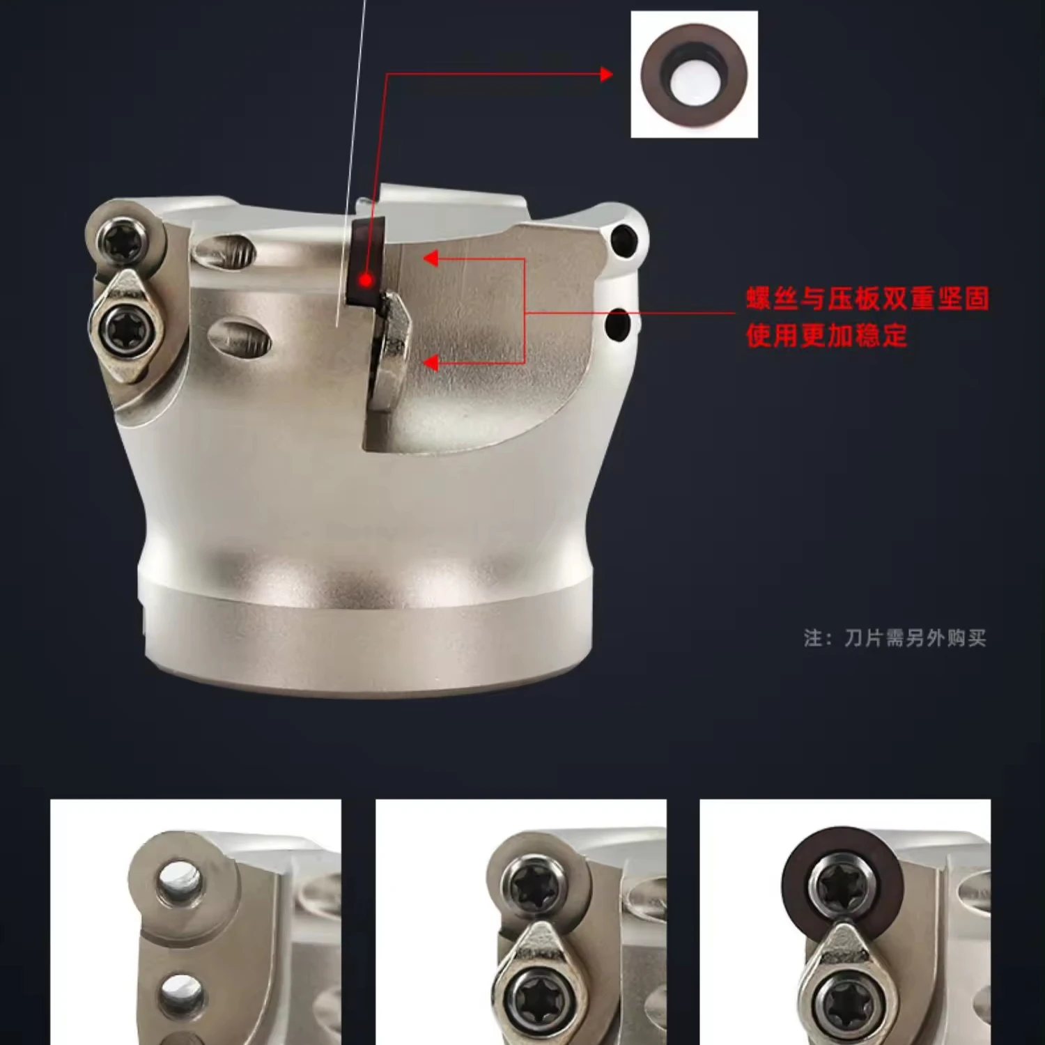 Токарный станок с ЧПУ фрезерный круглым носом R5/RPMW1003 R6/RPMT1204 R8