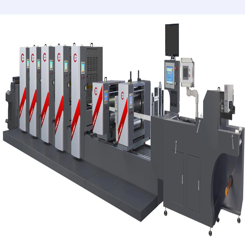 
best quality Etiqueta label printing intermittent offset machine 
