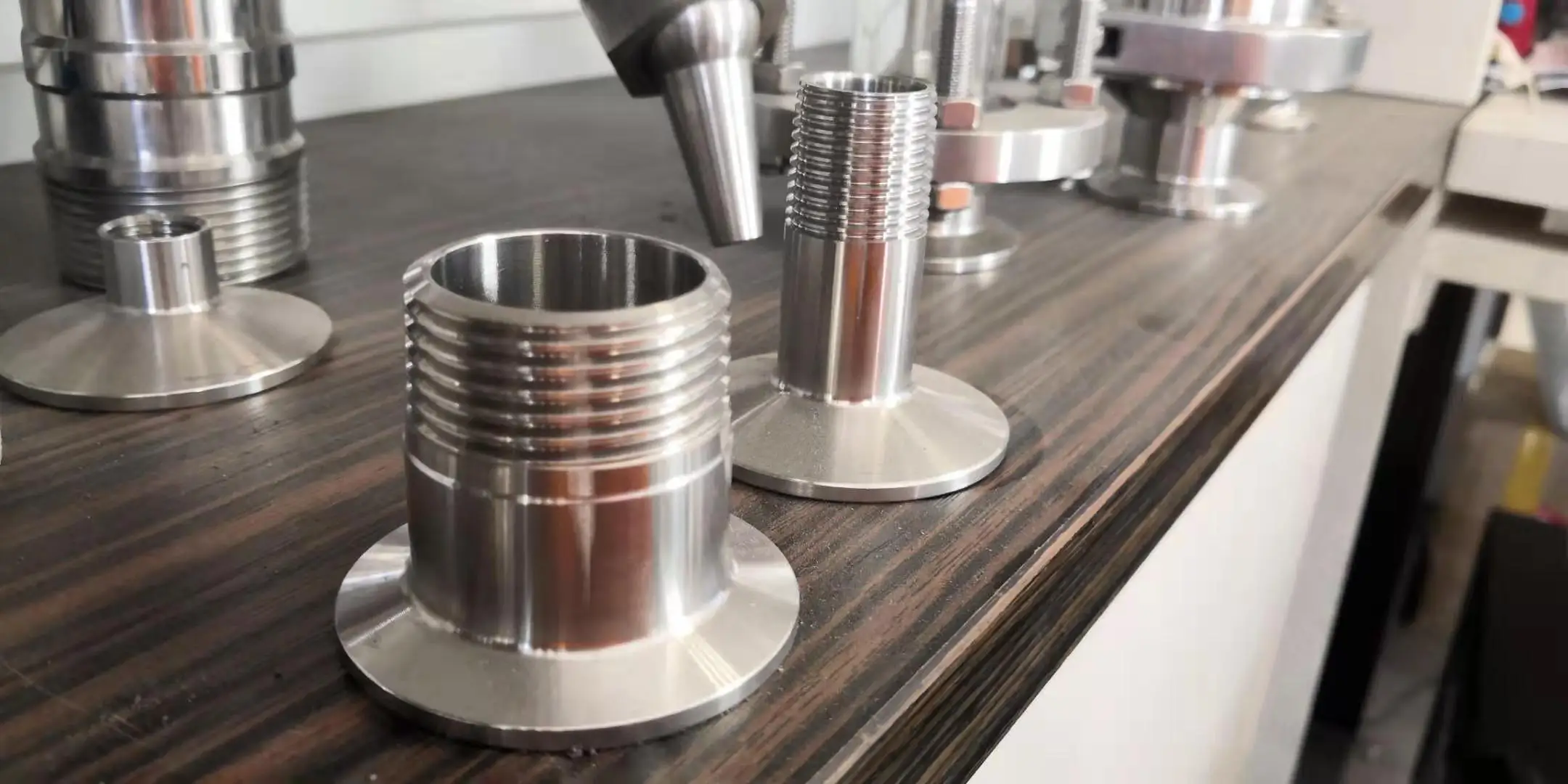 stainless steel 304 sanitary Tri Clamp X Female Ferrule Adapter