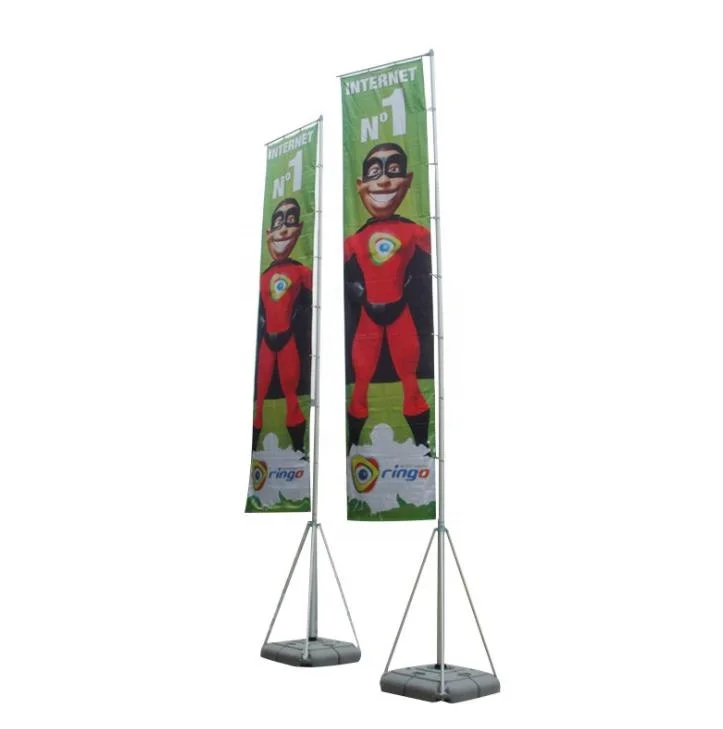 5m waterbase flagpole for banner display 7m 10m water injection flag banner stand beach flag pole