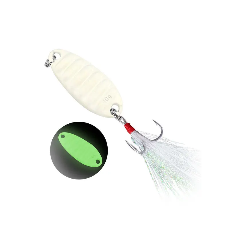 1.5g 3g 5g 7g 10g 15g 20g 25g 7 Colors Bionic bait wholesale High quality Metal Spoon Spinner Fishing Lures