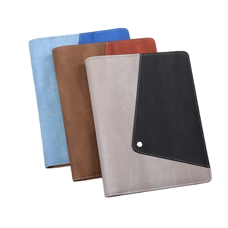 Custom Logo A5 Format PU Vegan Leather Journal Notebook Pen Christmas giveaways Doctors Hardcover Foil Style Paper Diary Gift