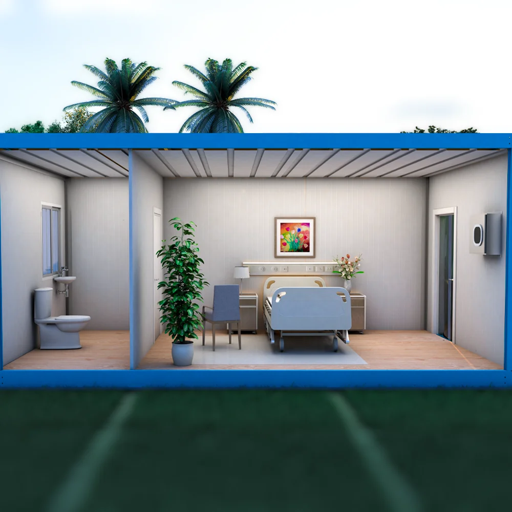 Hot Selling Prefab House Portable Flat Pack Temporary Hospital Cabin Prefabricated modular Isolation Ward