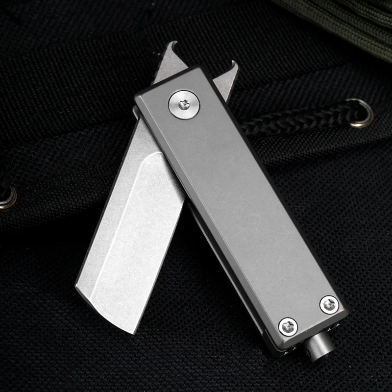 High Quality S35VN Stainless Steel Pocket Knife Folding Knife With Tc4 Titanium Alloy Handle