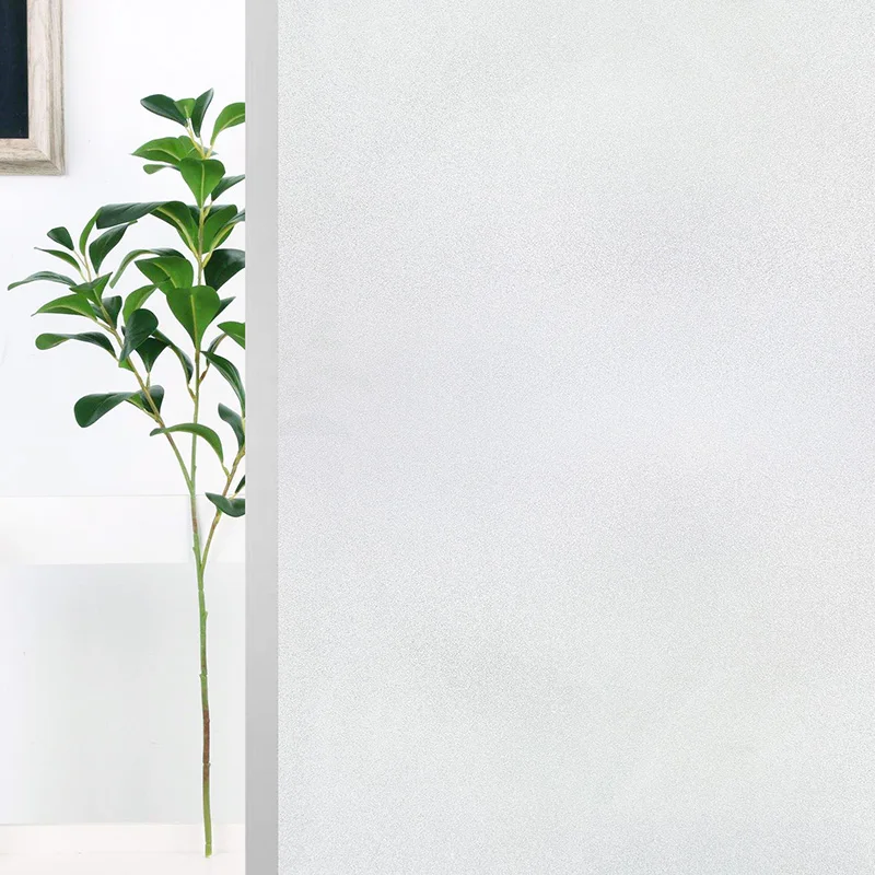 1.22x50M Matt Frosted Privacy Office Glass Window Films Self Adhesive Glass Vinyl for Decoration