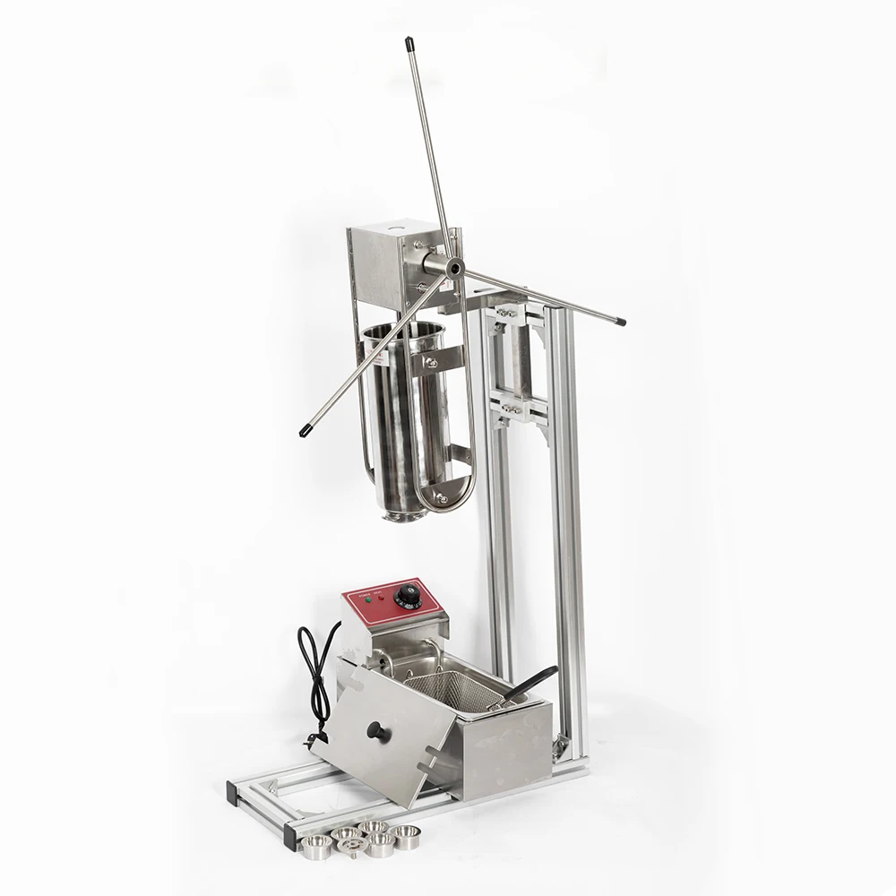 Коммерческое ручное хлебопекарное оборудование 5 л машина для производства Чурро с фритюрницей набор продажи