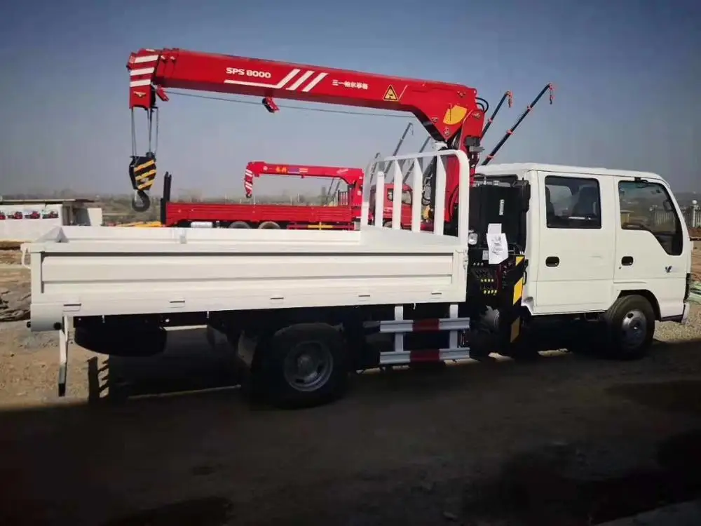 QINGLING 4X2 3.2-ton Telescopic Boom Truck Mounted Crane Price Specifications For Sale