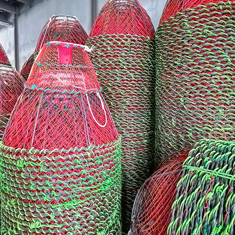 HDPE длинная Ловушка рыболовная литая сеть ловушка для ловли живых раков/крабов/Омаров