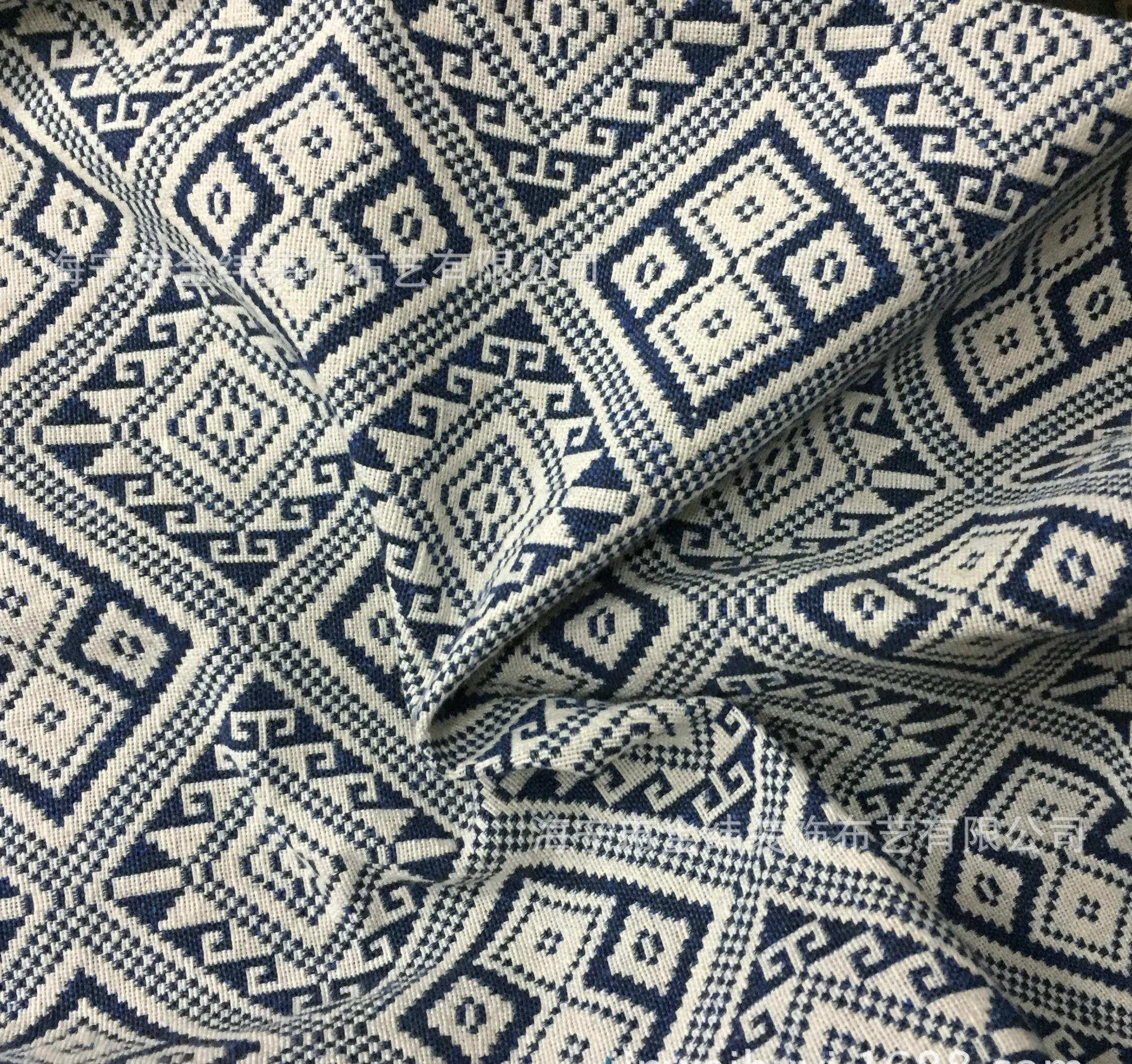 Low moq arabic polyester cotton sadu print canvas upholstery fabric for bags and sofa