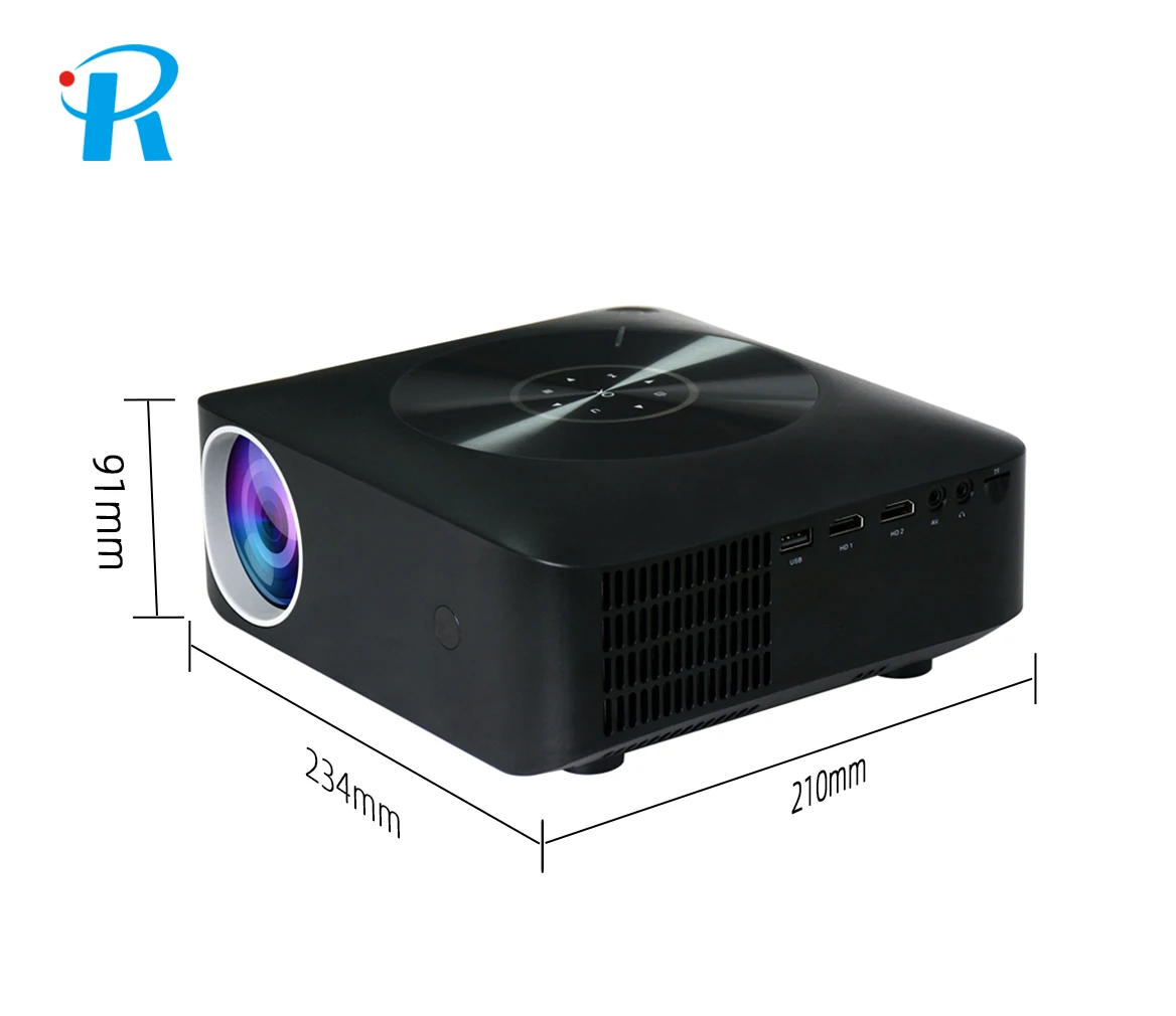 Professional Manufacturing FCC CE PSE Rohs LCD Led USB  Screen Projector HD Video Holographic Projector For Black M20