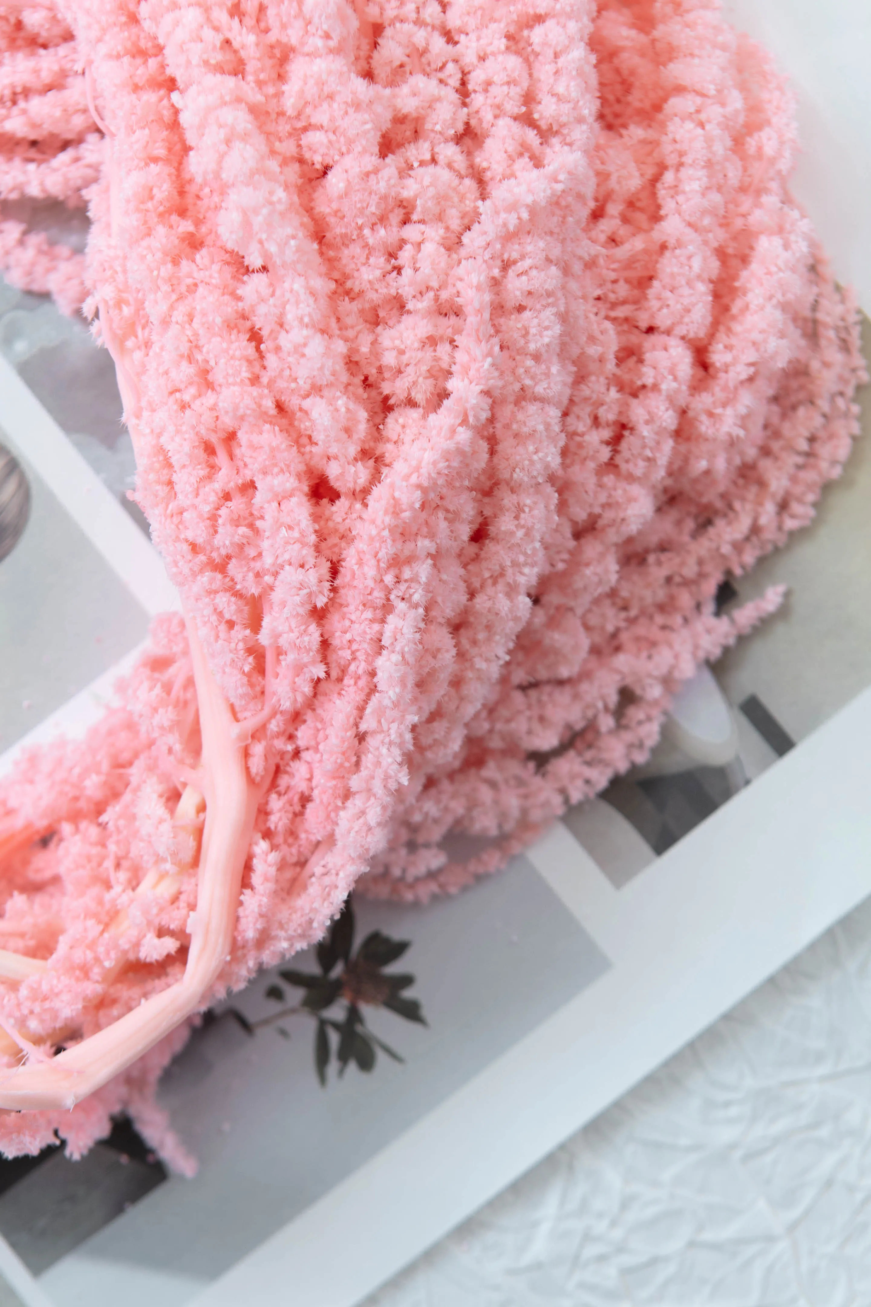 Moon Yu  Wholesale Hot Sell 100g/Bunch Natural Preserved Dried Amaranth Flowers Amaranthus Hanging Flowers