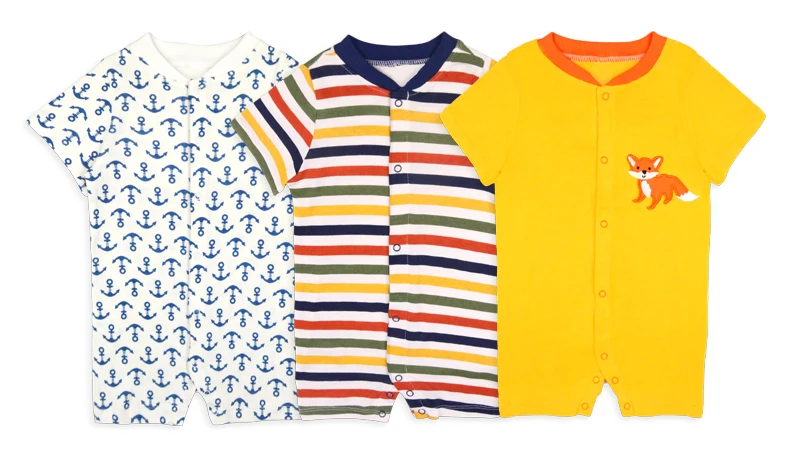cotton baby rompers wholesale baby clothes 0-24 month girls and boys new born baby jumpsuit