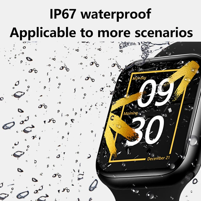 T55 Plus Smart Watches Series 6 Reloj Inteligente Blood Pressure Blood Oxygen Heart Rate Sport Waterproof T55 Smartwatch