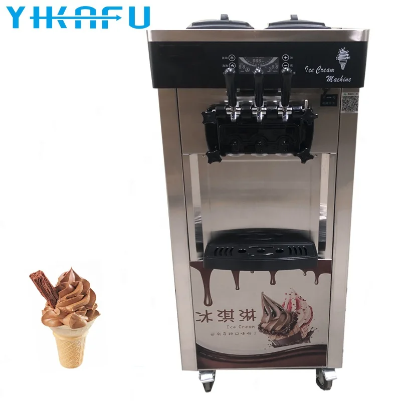 China Factory soft ice cream machine with cheaper price