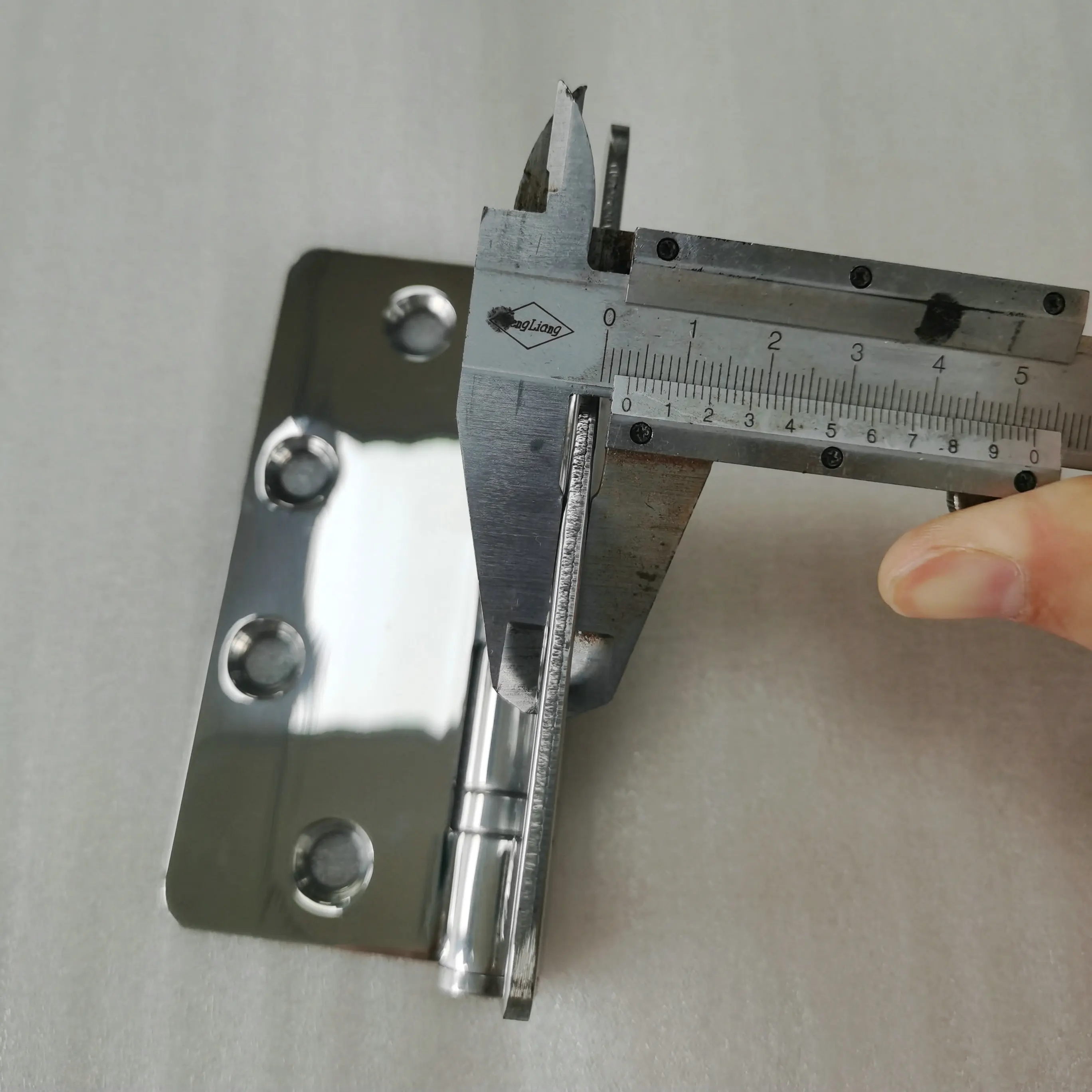 4 inch Commercial Hardware Accessory Stainless Steel Heavy Duty Gate Metal with Nonremovable Pin Solid Wood Flush Door Hinge