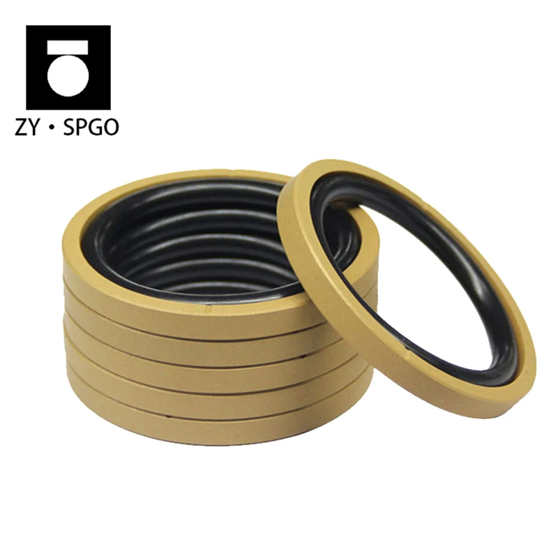 PTFE Bronze Hydraulic Piston Oil Seal SPG/SPGO/SPGC/SPGW Excavator Piston Rod Seal