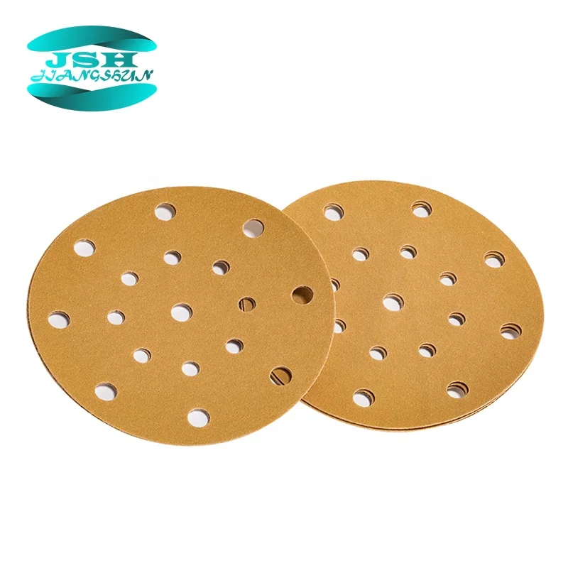 Abrasive aluminium oxide auto refinish sand paper sanding disc pad