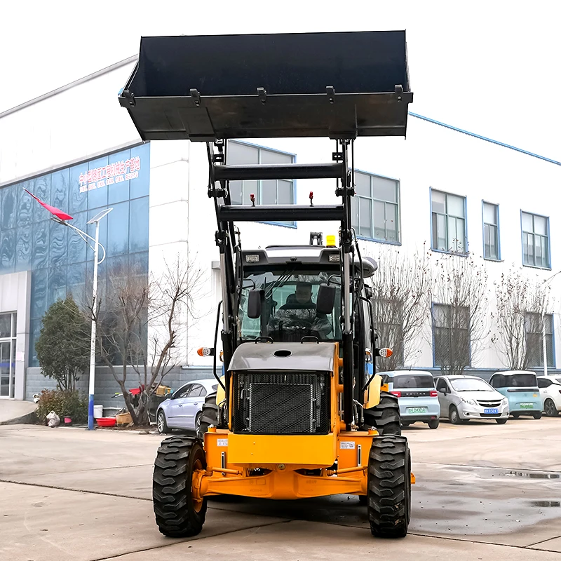 China 6 ton loader backhoe Cheap Wheel backhoe loader CE/EPA Diesel Earthworks Used Backhoe Loaders