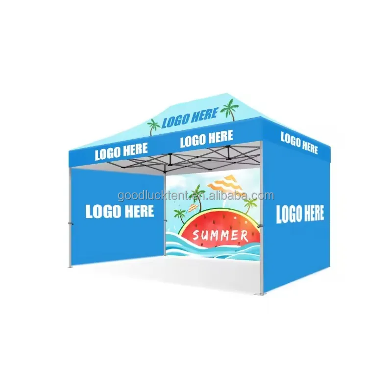 Goodluck canopy 20x20 tent heavy duty pagoda tent stand up canopy tents  with logo