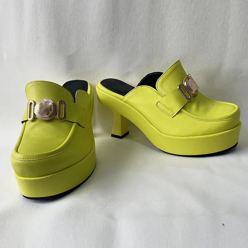 2022 Arrivals Brand Fashion Women Pumps Slippers Platform High Hells Big Size 44 Wholesale Luxury Dropship Elegant Ladies Pumps