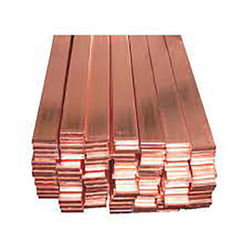 99.99% Pure and High Conductivity Copper Bar Flat Copper Busbar