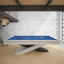 Most popular high-end custom modern luxury snooker billiard tables 7ft 8ft 9ft Solid wood dining pool table