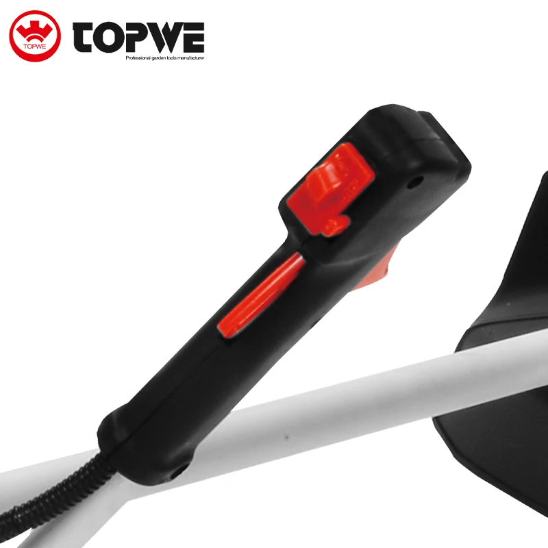 TOPWE High Efficiency Garden Tools Gasoline Cordless Grass Trimmer 2-stroke Brush Cutter