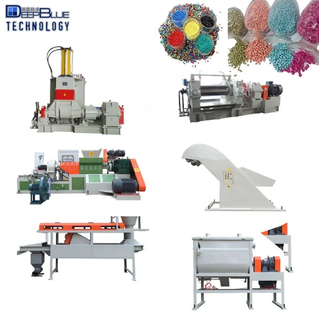 High Output Capacity Recycled EVA Granulation Machine EVA Pouring Granule Making Machine