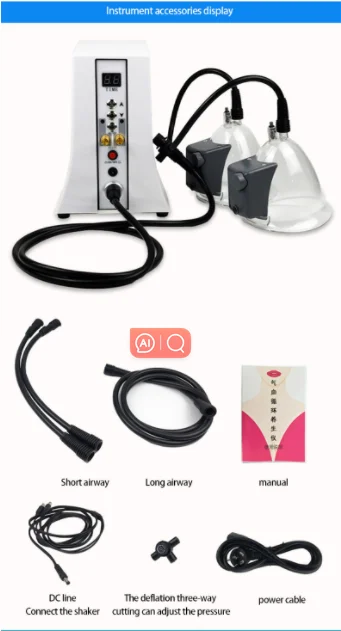 New Platform Breast Nipple Enhancer Machine  Butt Lift Vacuum Therapy Buttocks Machine Both Home And Salon Use