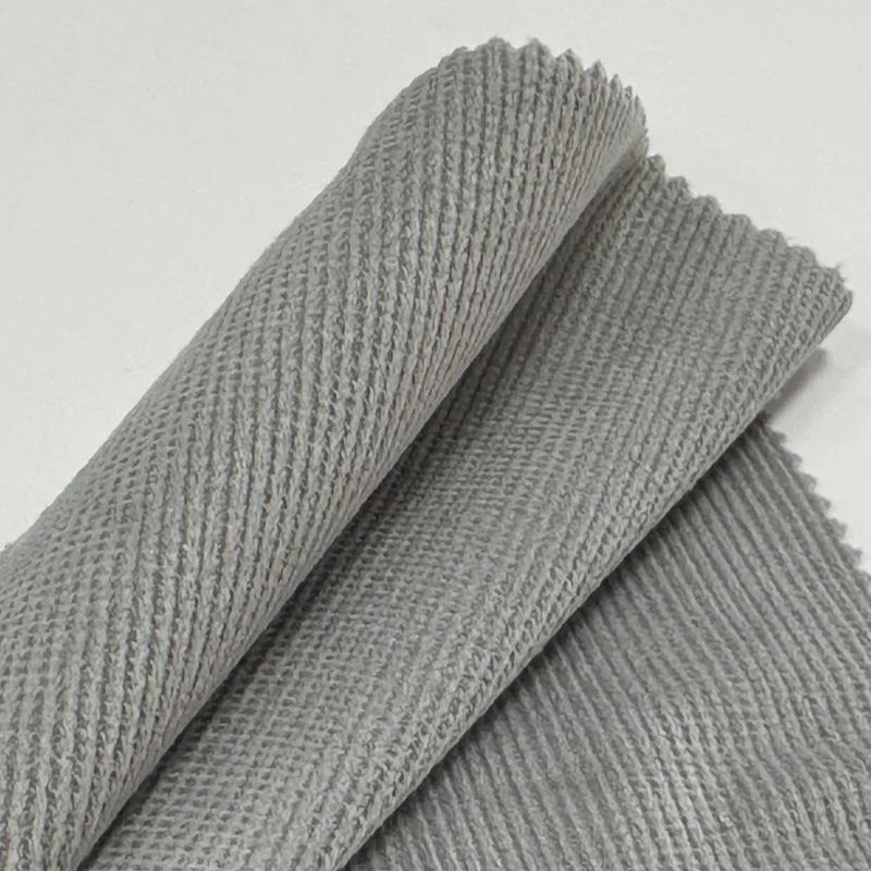 Warp knitting velvet corduroy 100%polyester spandex fabric 200gsm home textile fabric colored outdoor warmth coats for jackets