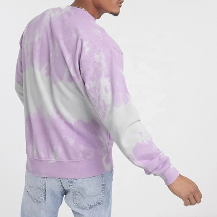 Wholesale QIAN HUI Custom Factory Supply Latest Design men Tie Die Hoodie Active Sport Sweatshirts In Stock