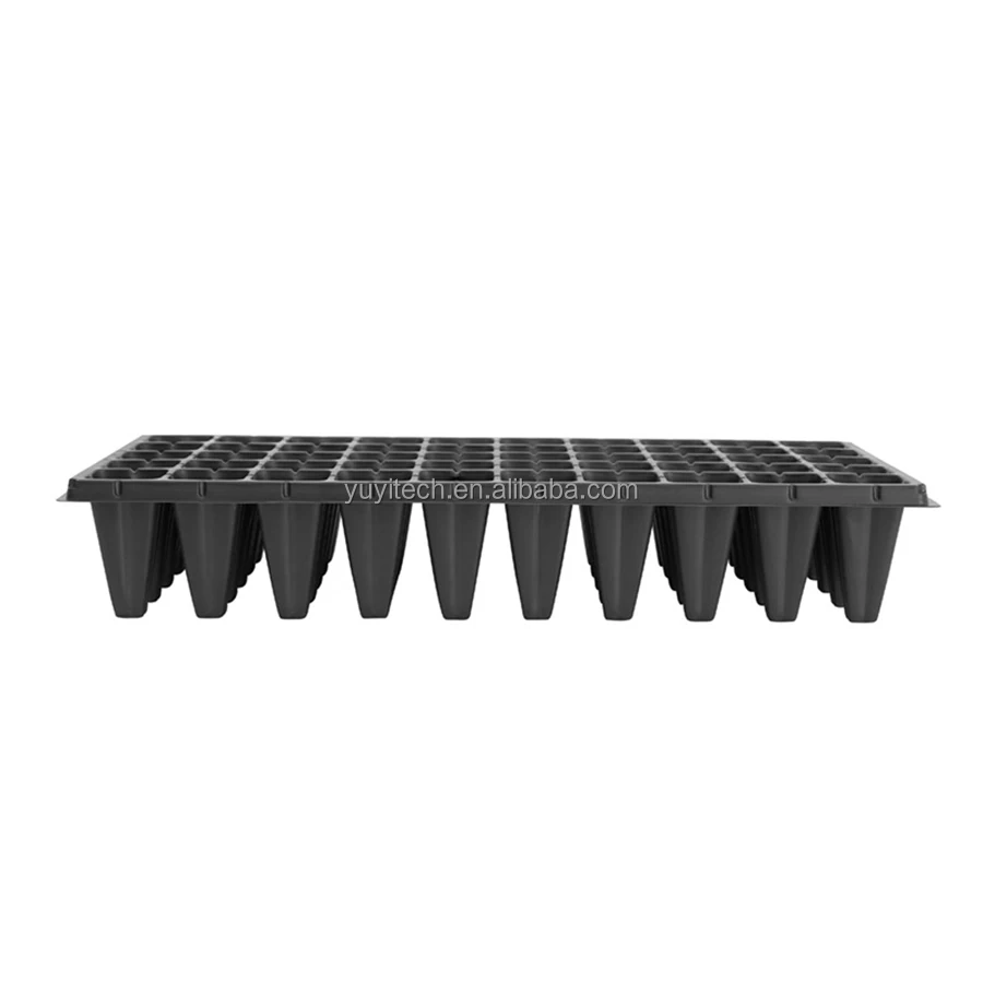 Deep 50 Holes Plastic Tree Seed Planter Nursery Trays for Forestry Propagation