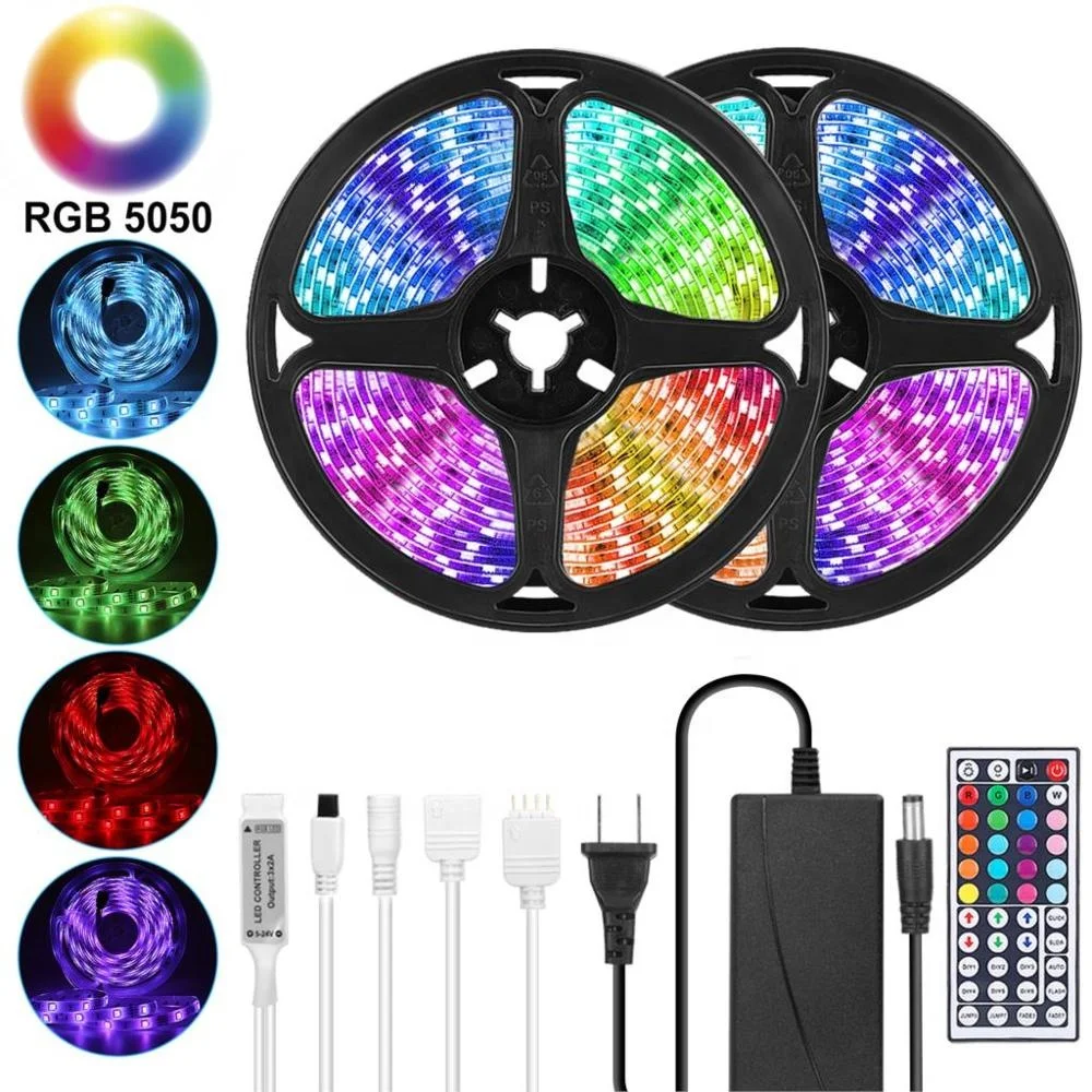 Trending Products RGB SMD 5050 Led Light Strip with Remote DC12V Waterproof Ip65 Indoor decoration