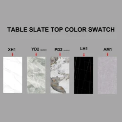 Italian Hight quality  rectangle modern dinning tables 6 chairs furniture dining room marble metal luxury dining table set