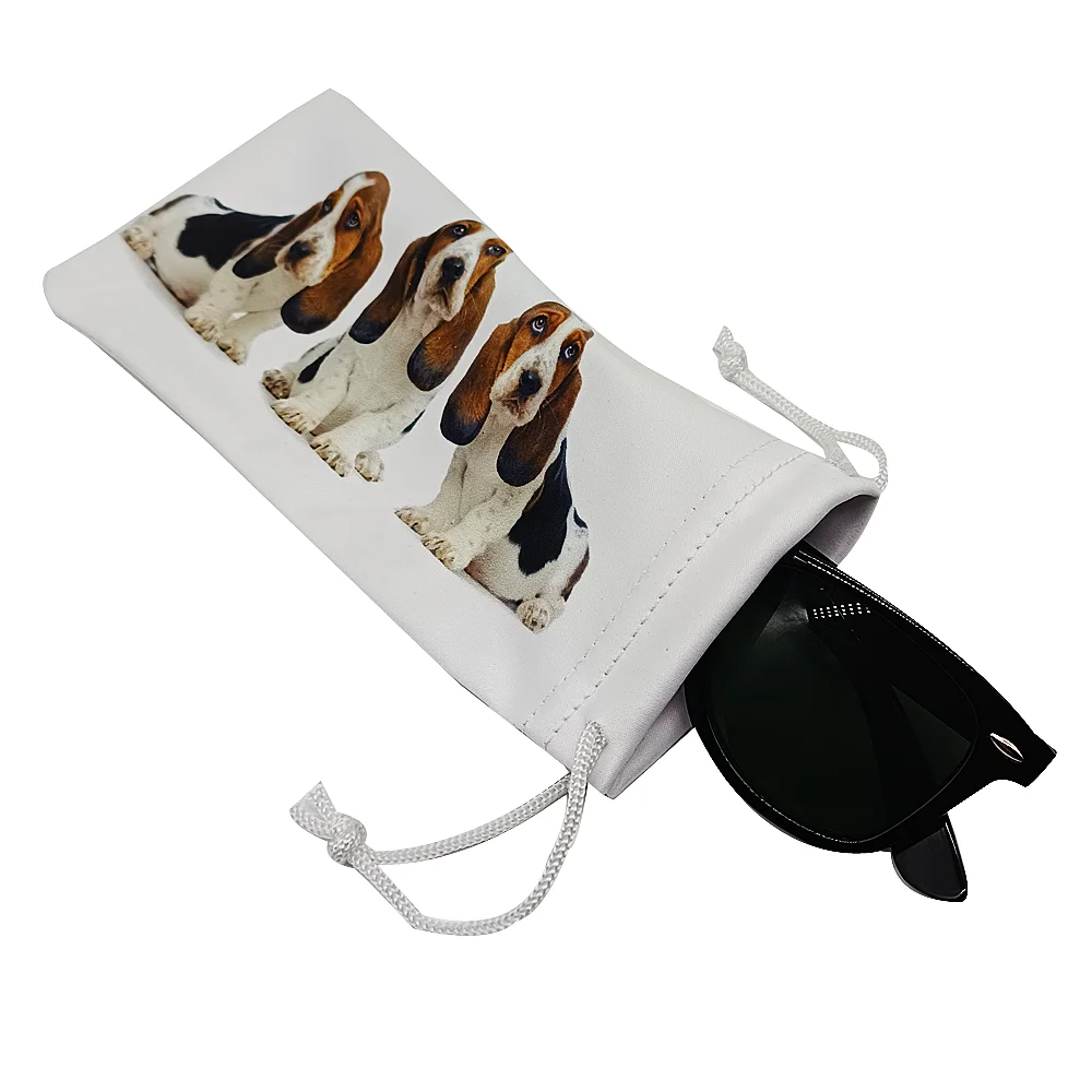 High Quality Lenses  Clineing Clothes Custom Logo  Glasses Pouch Case Sunglasses Pouch And Cloth Set Glasses Cloth