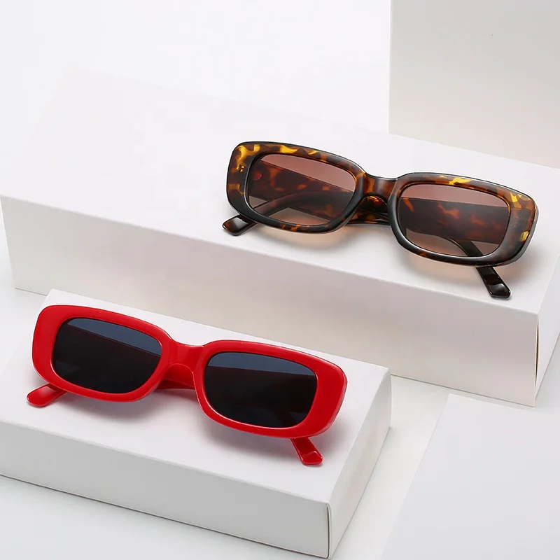 
SUNBORRY Wholesale Fashion Classic Square Plastic Cheap Women Men Vintage Shades Sunglasses Small Sun Glasses 