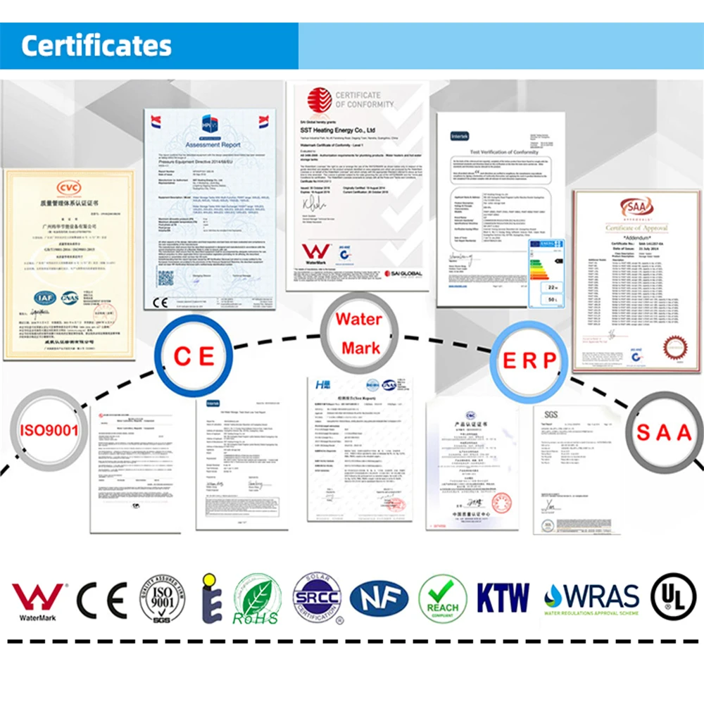 200L Stainless Heatpump Air To Water Solar Heater Water Buffer Tank Two Coils Multifunction Hot Water Tank