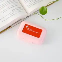 Mini Portable Plastic Pill Organizer Medicine Case Pill box for Daily and Travel Use