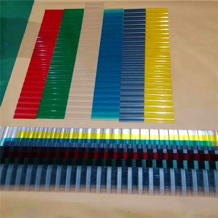 bayer/lexan polycarbonate corrugated sheet/corrugated polycarbonate sheet