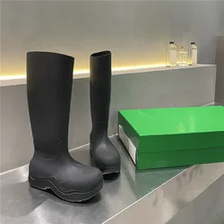 TX Autumn and winter new jelly color rain boots long rain boots