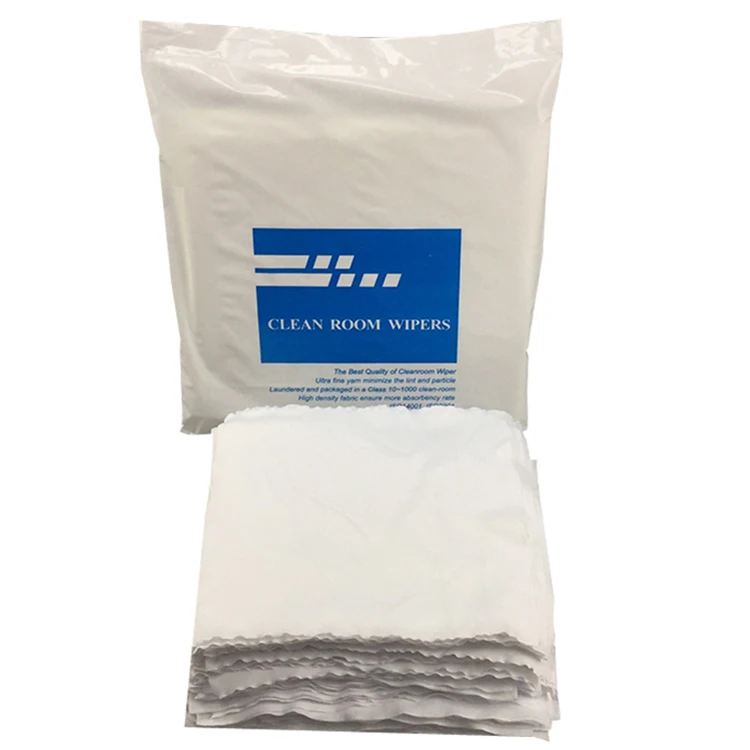 
Lint Free Sub Microfiber Printhead Cleanroom Wiper Industrial Cleaning And Wiping Rags 