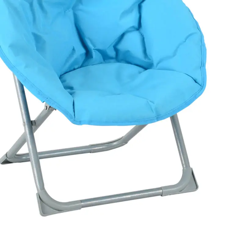 Chinese factory cheap comfortable metal folding chairs lawn moon chair