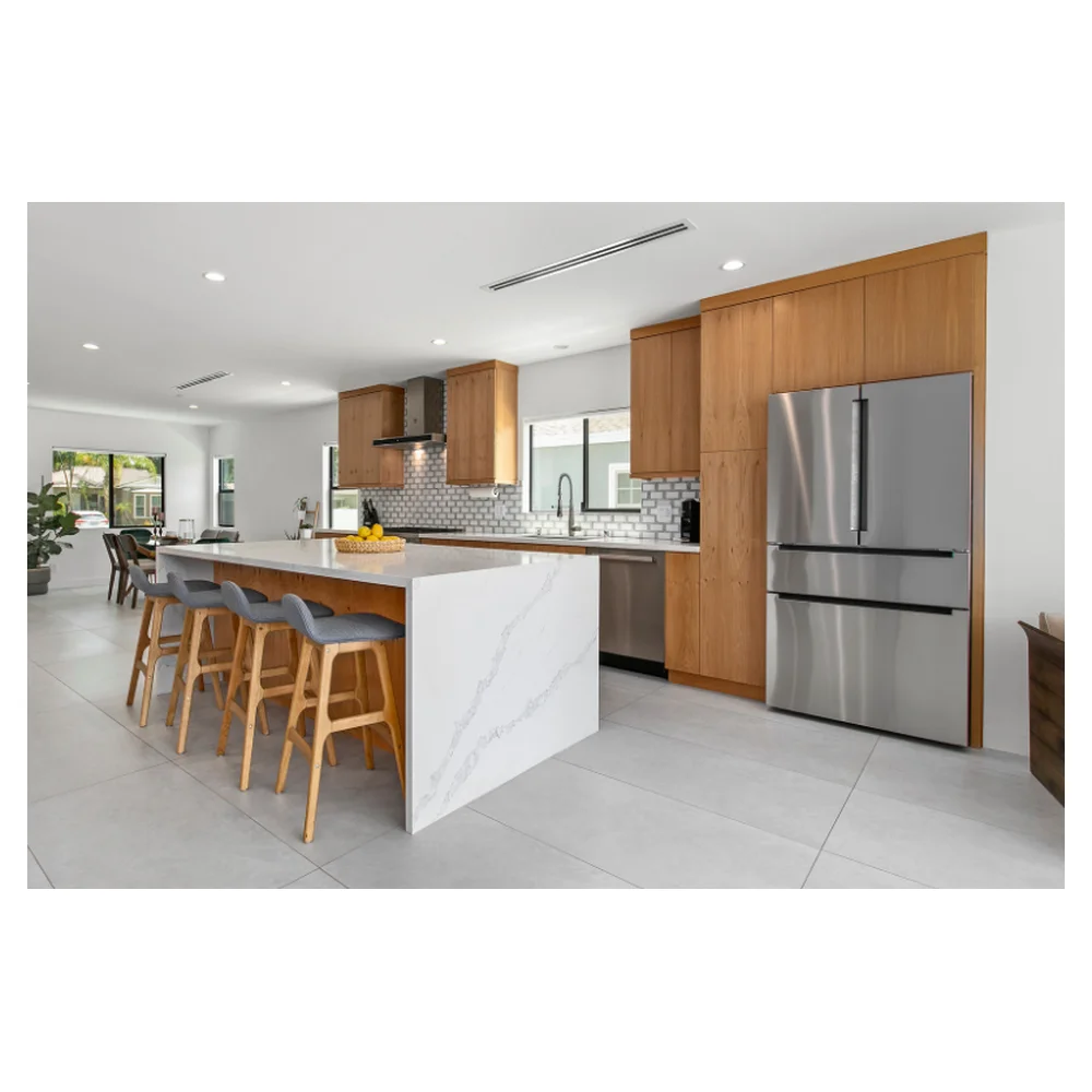 2024 Black Modern Kitchen Design Full Set Home Kitchen Designs Cabinets for Kitchen Modern Made in China