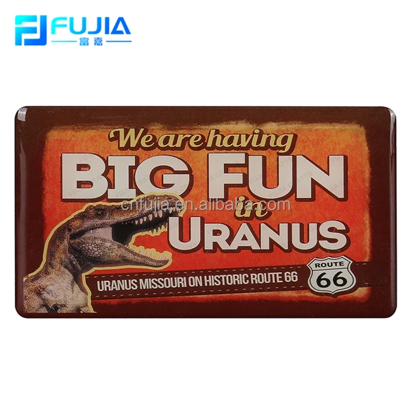 High Quality Factory Wholesale Price Customized Aluminum Retro Design Metal Fridge Magnet