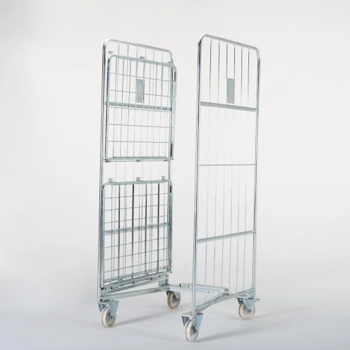 Logistic Industrial Supermarket Transport Roll Container Cage Trolley