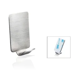 Strong Self Adhesive Hooks Waterproof Wall Hanger Key Hook for Robe Coat Towel Bags Stainless Steel Hooks & Rails Hanging