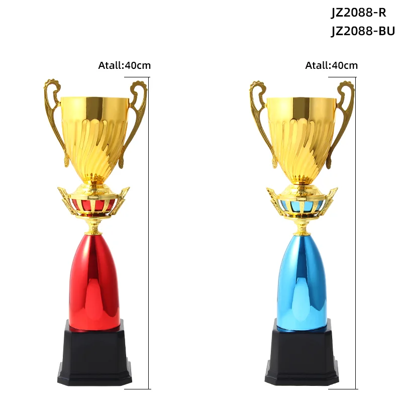 Customized Gold and Silver Plated Plastic Crafts Trophies for Insurance Competitions Trade Shows Welcome Gifts