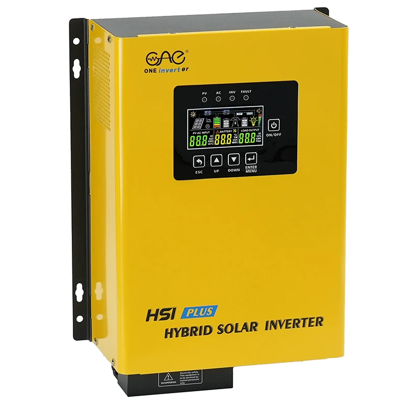 Hybrid Solar Inverter 24V 48V 120V 220V 5000W Split Phase Inverter for off Grid Solar Inverter MPPT Solar Charge Controller
