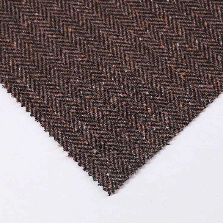 Strong Manufacturer Rough Spinning Luxury Mixed Fabric Fit For Coats
